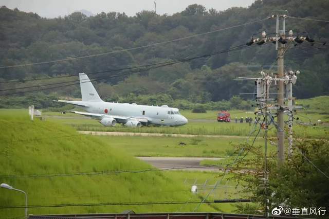 御用摄影师出师不利,日本p1反潜机冲出跑道,4发曾空中同时停车