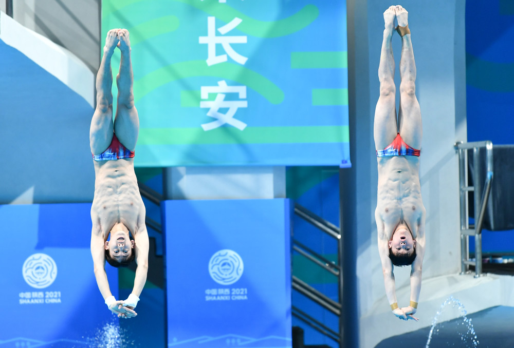 (全运会)跳水——男子团体赛:双人10米跳台赛况