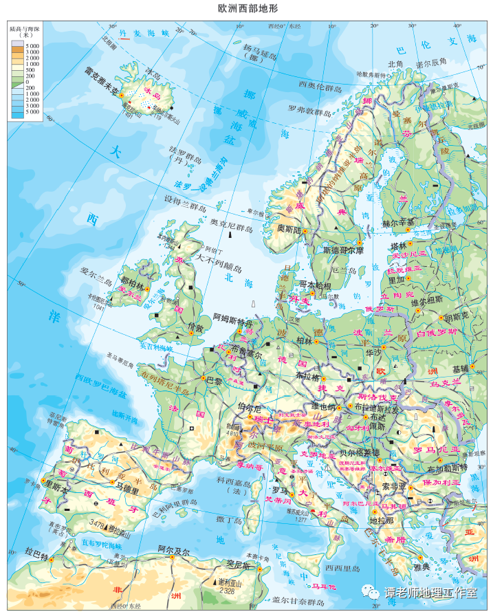 【备考干货】区域地理知识梳理欧洲西部考点整理