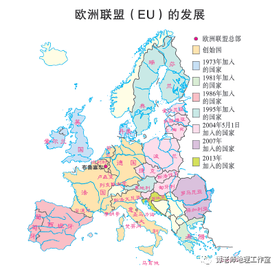 不看就走宝了1分钟巧记欧洲各国版图形状附欧洲各国地形图欧洲地理