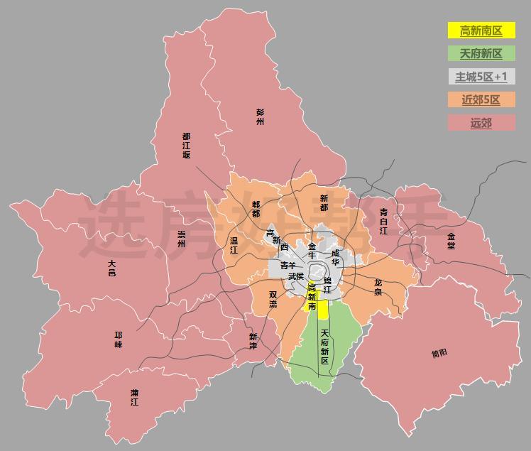 成都在限购区域,不限购区域购房所需资格条件有所不同.
