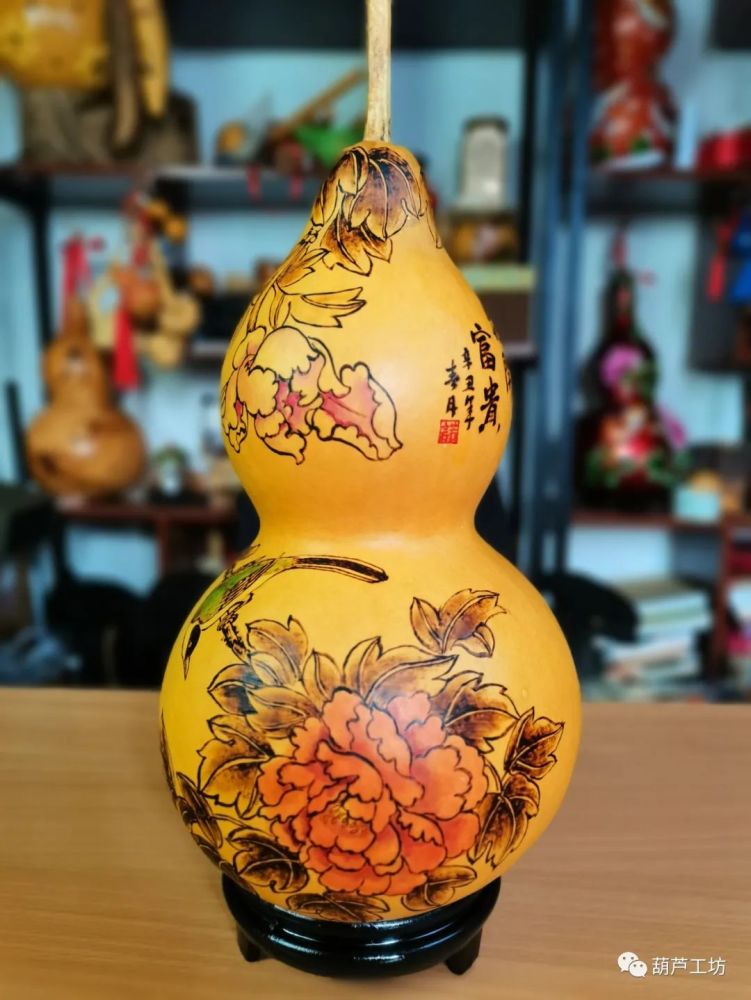 烙画葫芦欣赏 铁笔烙画各有秋千