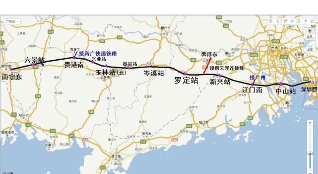 广西首条350kmh高铁南深高铁如果建成通车南广就可以货运了