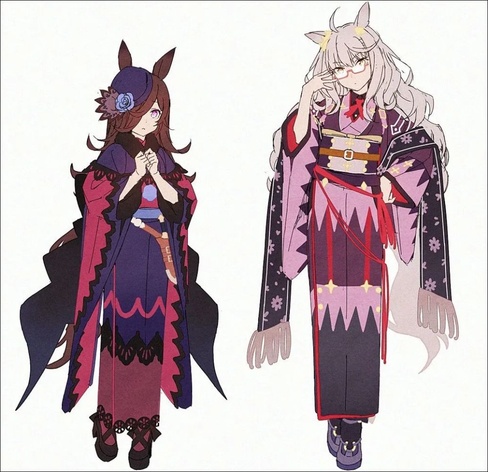 赛马娘和服每套都好喜欢