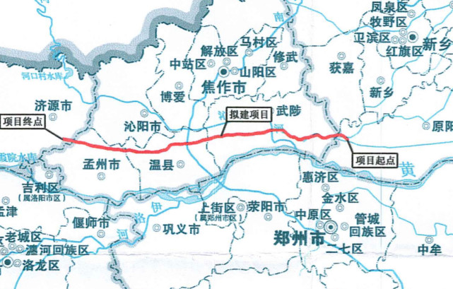 冯子雍 沿黄高速公路武陟至济源段,民权至兰考段;兰考至沈丘高速兰考