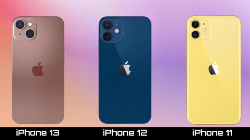 在这里将iphone13,iphone12,iphone11三款机型之间进行硬件参数和外观