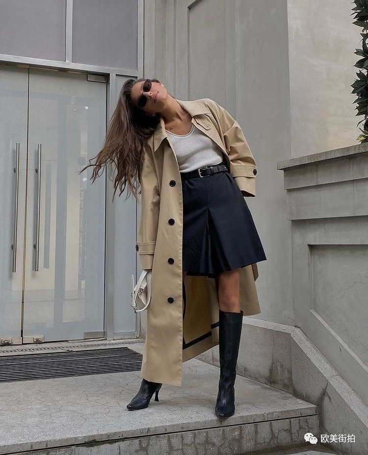 喜欢穿风衣_明星风衣穿搭图片(2)