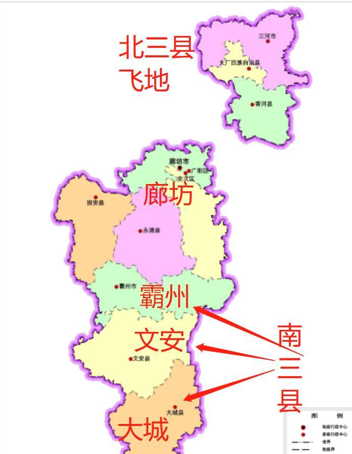 廊坊南3县霸州,文安,大城35镇人口,土地,工业…基本统计