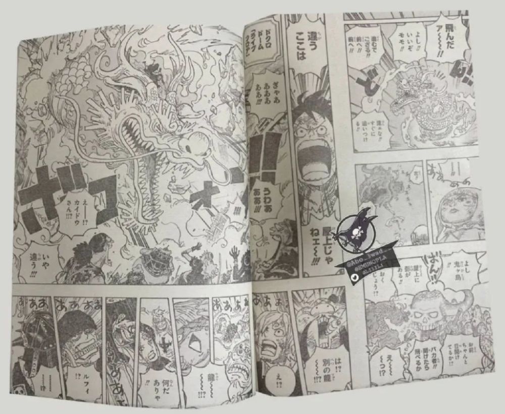 海贼王1025话《双龙图》详细情报 全图