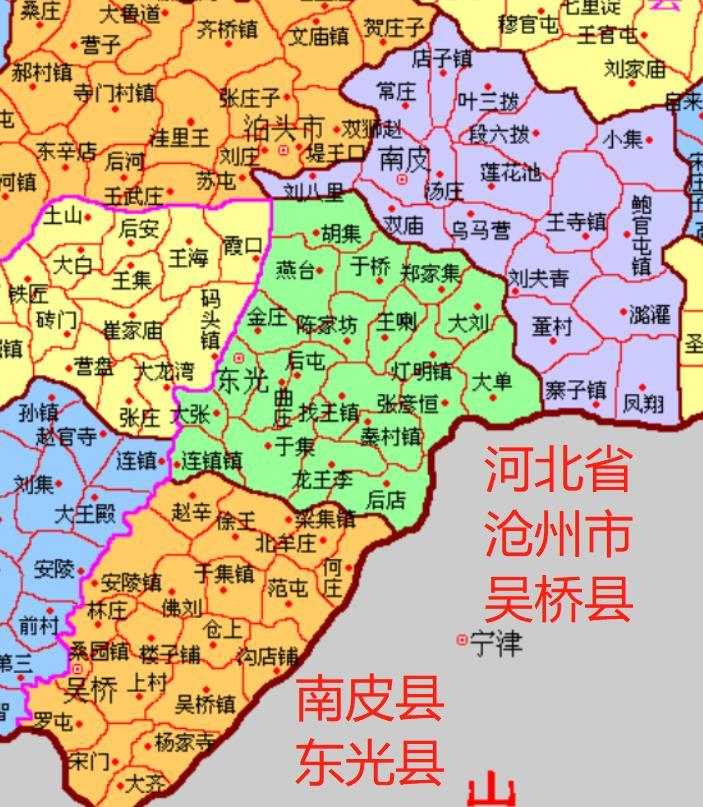 沧州东光,南皮,吴桥3县28镇人口,土地,工业…基本统计