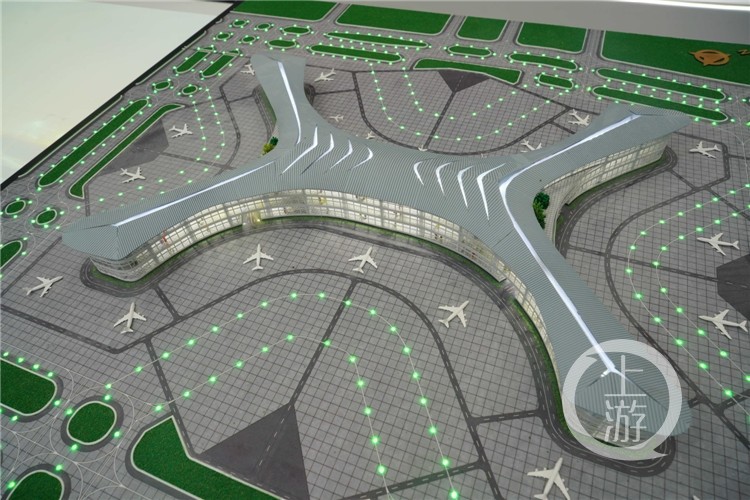 江北机场t3b航站楼将于年底完成指廊主体结构封顶