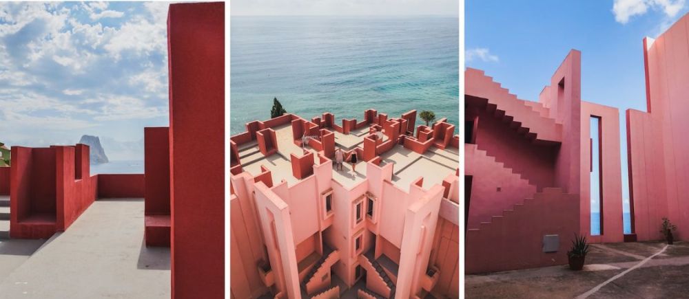 纪念碑谷现实版la muralla roja,西班牙绝美几何建筑