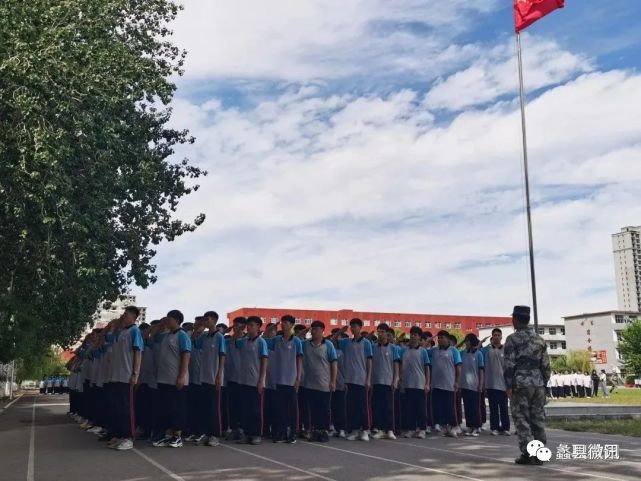 蠡县职教中心,无汗水,不青春!