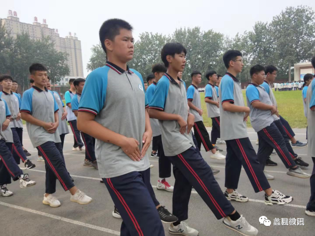 蠡县职教中心,无汗水,不青春!