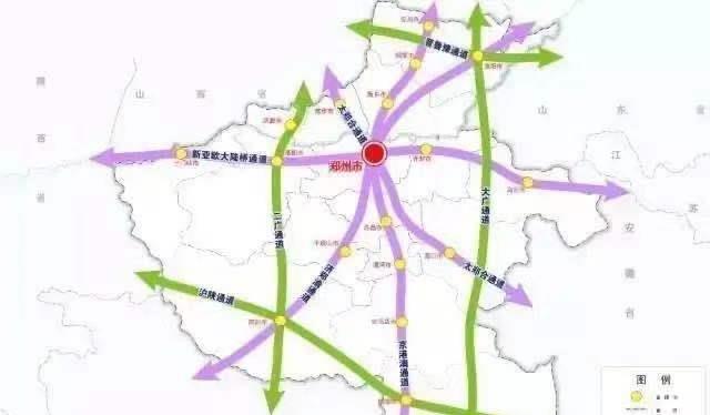 河南将形成五大交通枢纽
