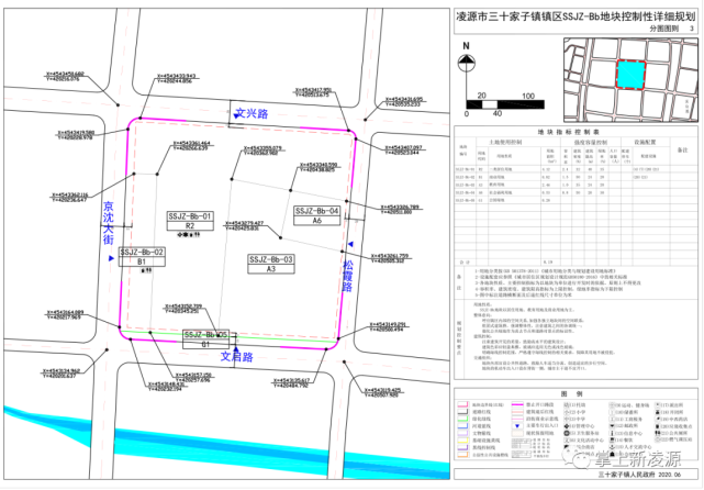 凌源市三十家子镇镇区ssjz-b地块控制性详细规划批前