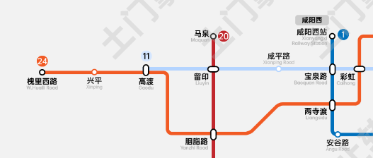 8月31日,西安地铁回复网友留言时表示:兴平有轨道交通线路覆盖.