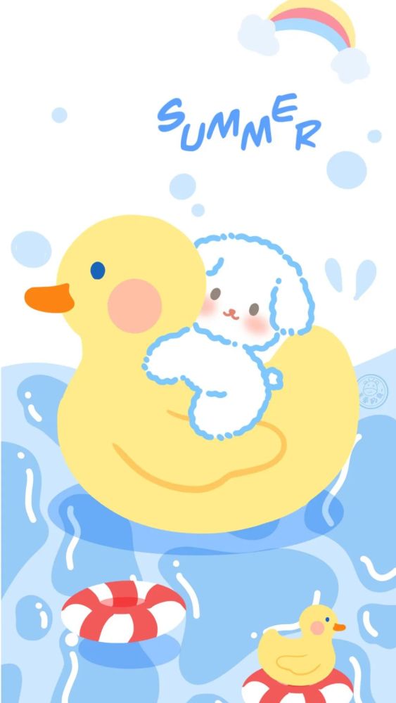 壁纸萌萌可爱的双尺寸壁纸