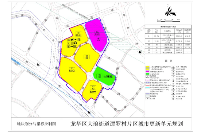 龙华又有两个超级旧改进度曝光规划多栋高层住宅学校幼儿园附效果图