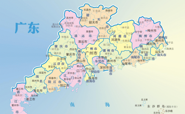论地理位置优势排在第一位的应该是广东省