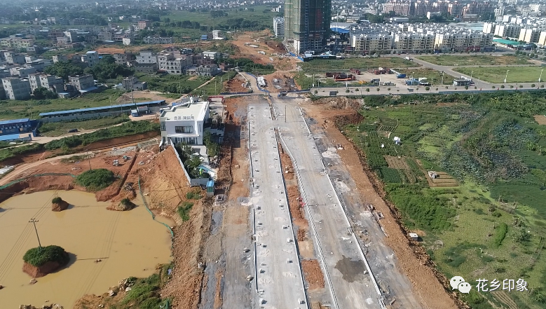 大竹大道道路建设推进中,预计10月铺设完工