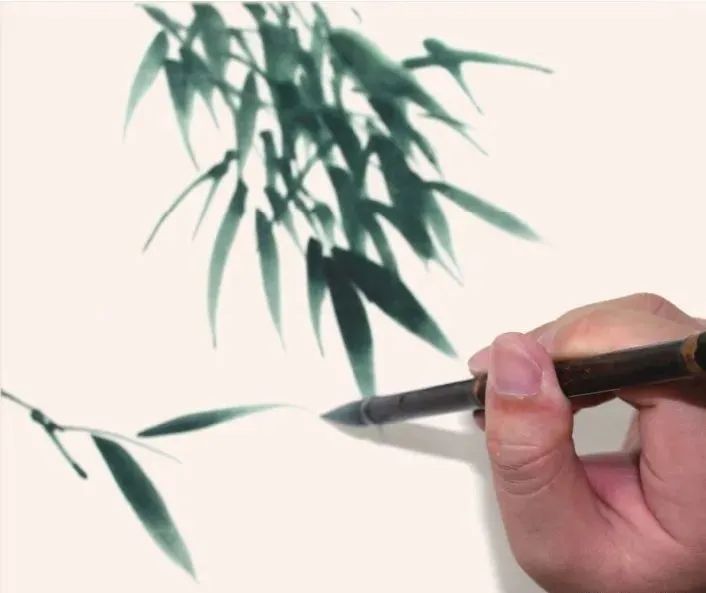 轻松学用破色法画竹子