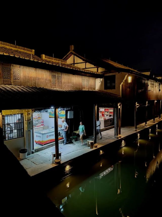 柯桥老街夜景