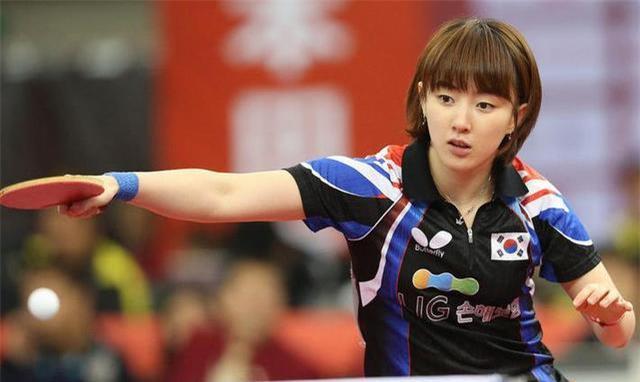 作为韩国乒乓 的 第一美女, 虽然说 她的成绩 是 不如她的颜值那样