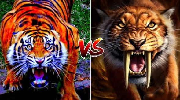 东北虎和剑齿虎哪个更强大?为什么剑齿虎灭绝了,老虎却没有?