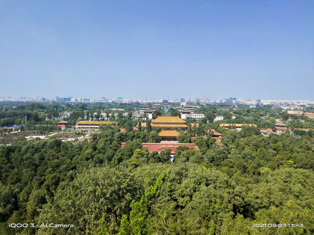 北京故宫全景《景山公园》