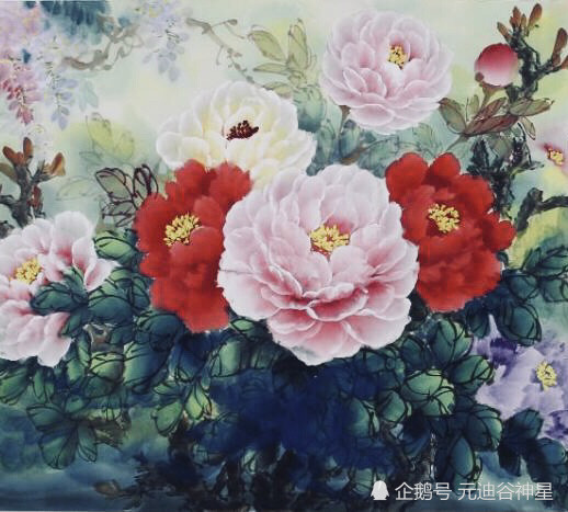 国色天香富贵花:国画艺术作品欣赏(牡丹花专题)
