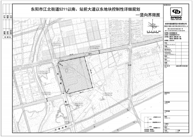 东阳江北这一地块详细规划出炉,用地面积达6万多平方米