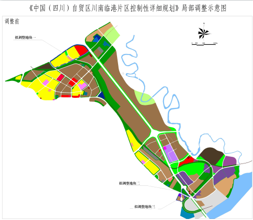 泸州多个片区用地有调整,涉及居住,学校,公园