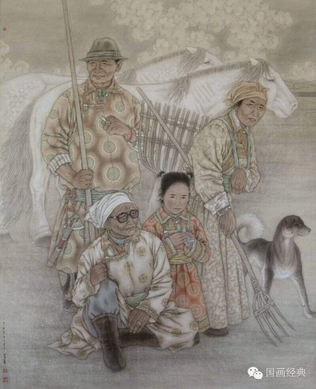 蒙古族著名画家白嘎力欣赏,大饱眼福