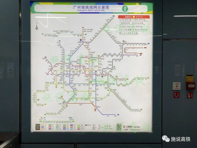 广州地铁线网示意图"上新",高速地铁与城际地铁均"登场"