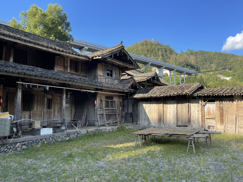 温州市泰顺唐代古村落库村美景