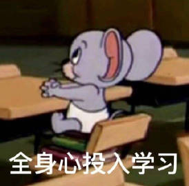 表情包全身心投入学习