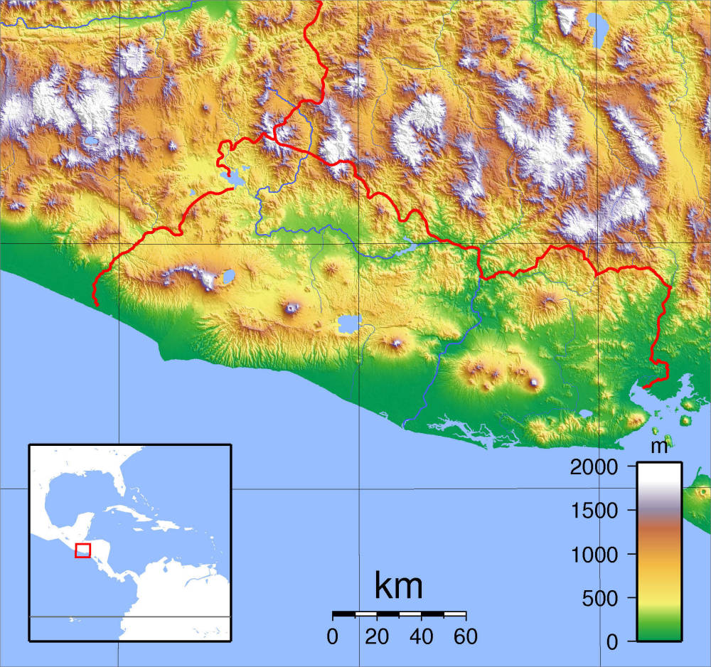 萨尔瓦多地理位置