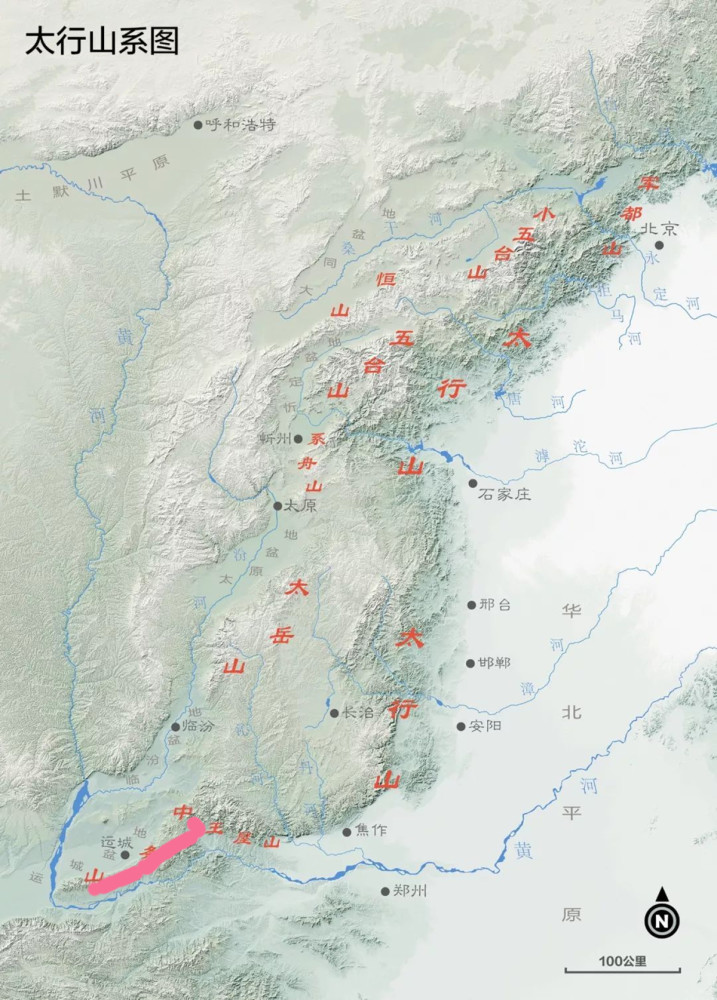 山西中条山,为啥这么重要?看到地图就明白了