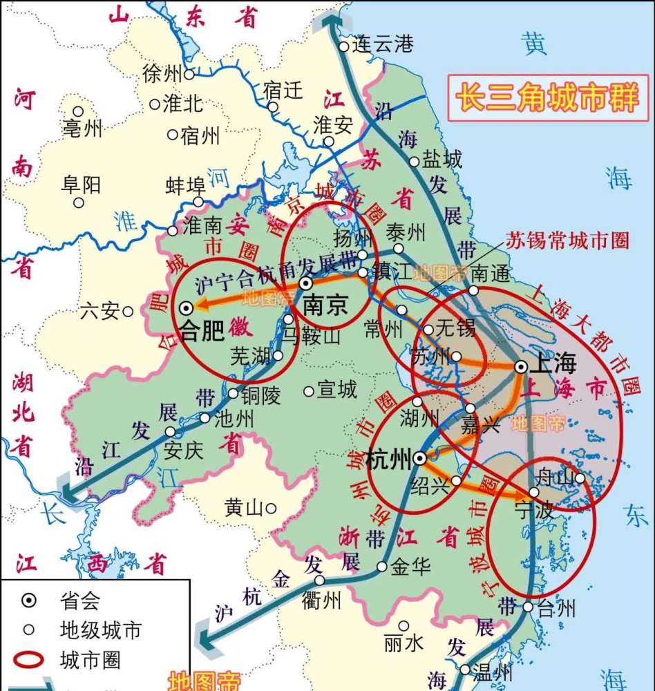 长江三角洲(以下简称长三角)以上海为中心,是中国经济发展最活跃,开放