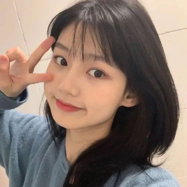 小众漂亮女头#v比耶快乐女孩