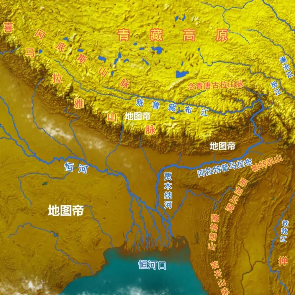 雅鲁藏布江流向印度?