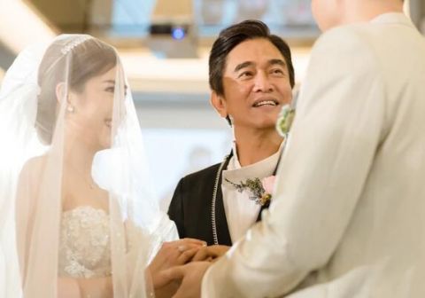 吴宗宪二女儿出嫁婚礼现场曝光新娘赞爸爸是钢铁人