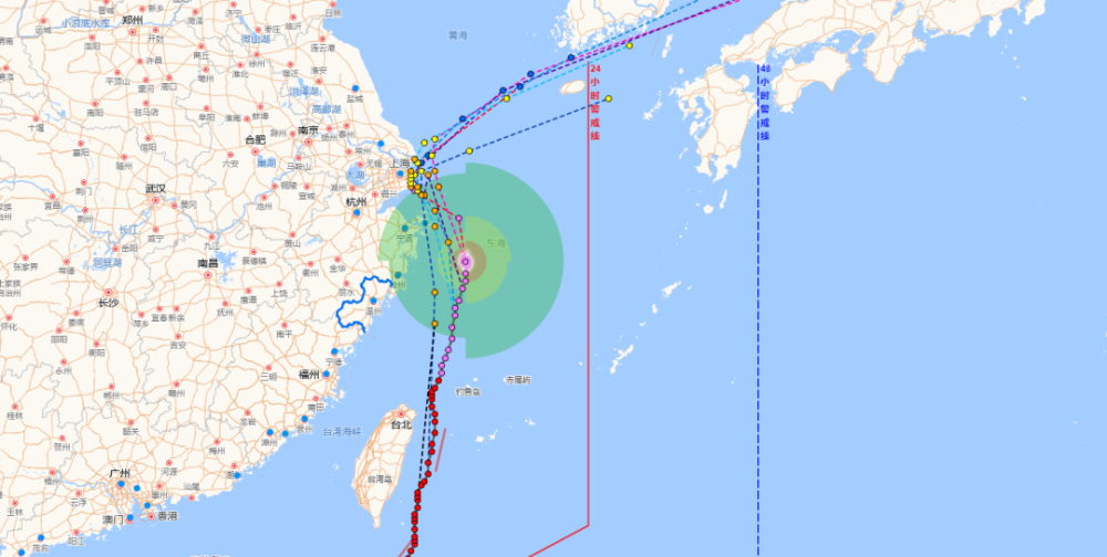 台风"灿都"最新路径