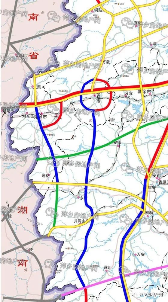 萍莲高速本月28日即将全线通车还要向南延伸建设