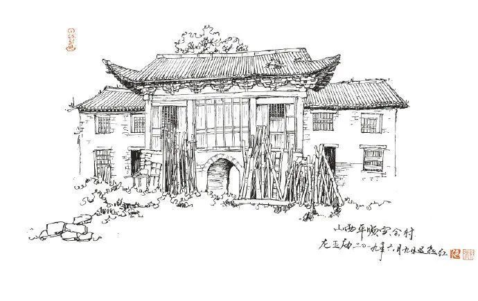 钢笔画|中国古建筑集锦