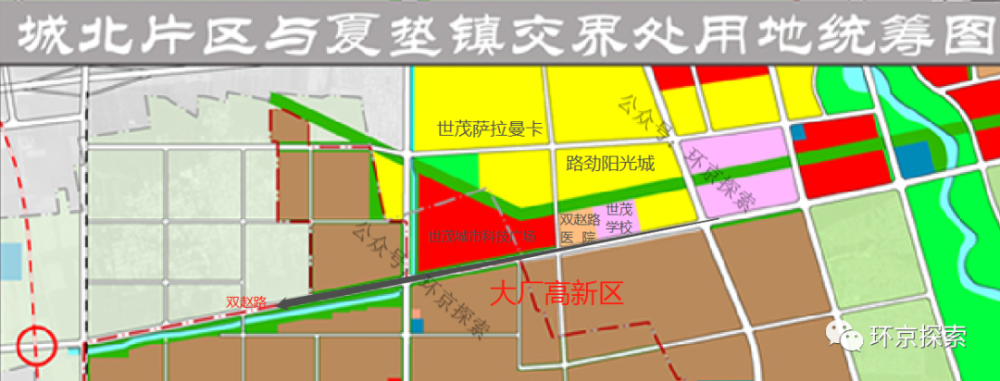 田各庄中学规划图:04潮白新城(幸福港湾 未来生活广场 夏垫城市科技