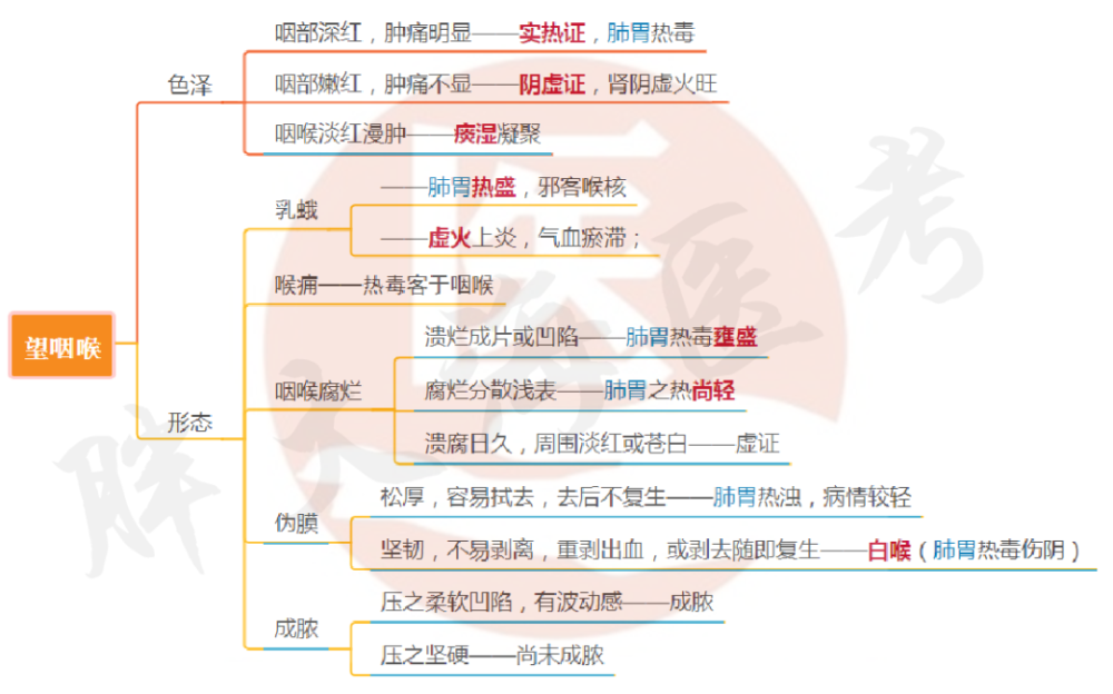 【思维导图】中医诊断学——望诊重点分享