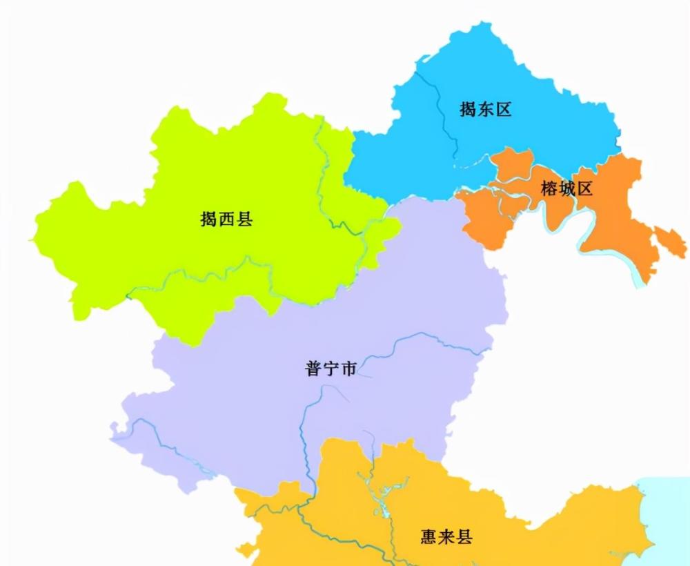 广东省的区划调整,21个地级市之一,揭阳市如何有5个区县?