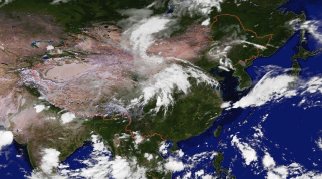 风云卫星云图(图片来源:中央气象台)